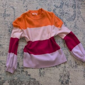 Small colorblock sweater